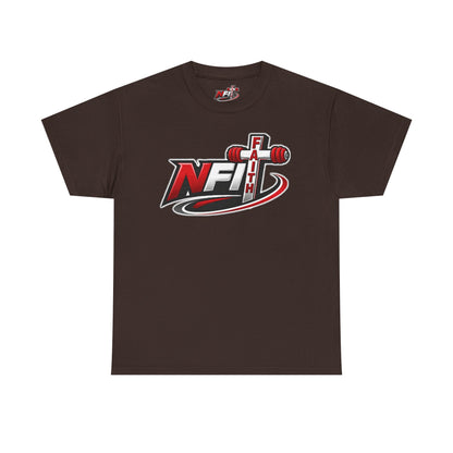 Fitness Logo T‑Shirt — NFIT with Barbell Graphic