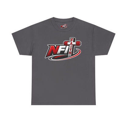 Fitness Logo T‑Shirt — NFIT with Barbell Graphic