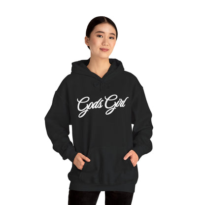 God’s Girl Faith Hoodie (Dark with white print)