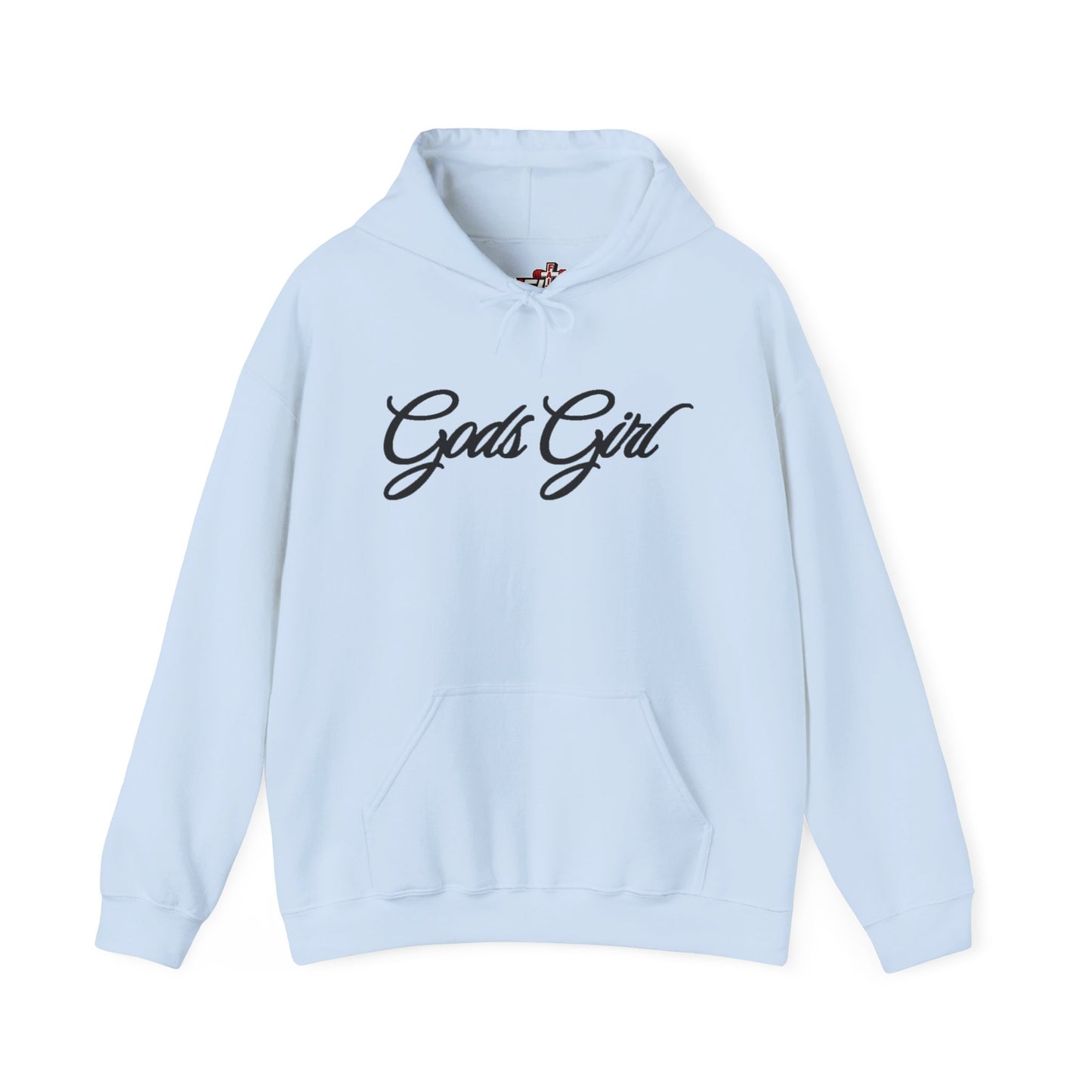 God’s Girl Faith Hoodie (Light Color with Black Print)