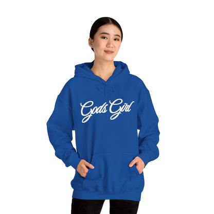 God’s Girl Faith Hoodie (Dark with white print)