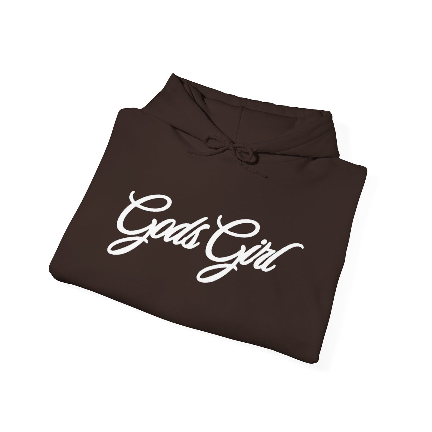 God’s Girl Faith Hoodie (Dark with white print)