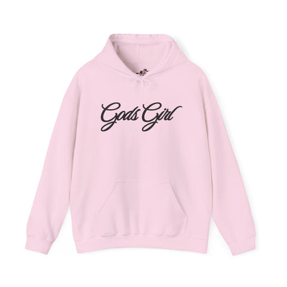 God’s Girl Faith Hoodie (Light Color with Black Print)