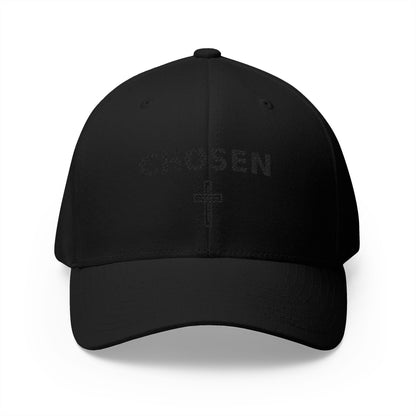 Chosen Embroidered Cap — Christian Cross Baseball Hat