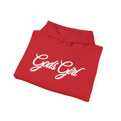 God’s Girl Faith Hoodie (Dark with white print)