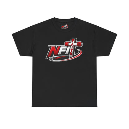 Fitness Logo T‑Shirt — NFIT with Barbell Graphic